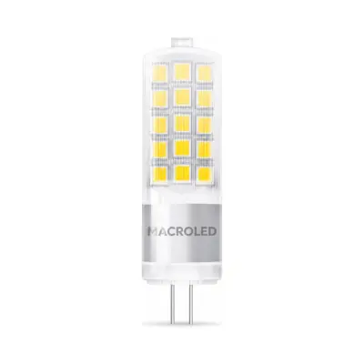 Lámpara Bipin LED 4w 12v G4 Calida Macroled
