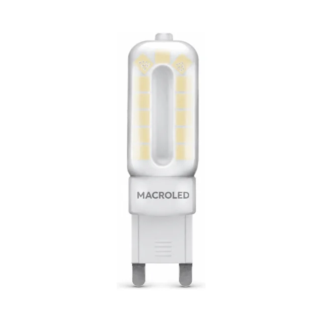 Lámpara Bipin LED 5w Opal 220v G9 Calida Macroled