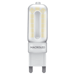Lámpara Bipin LED 5w Opal 220v G9 Calida Macroled