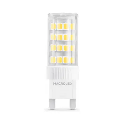 Lampara Bipin Led 4.5W Frio G9 MACROLED 6000K G9-4.5-CW