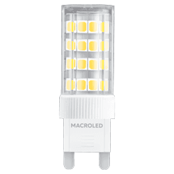 Lampara Bipin Led 4.5W Frio G9 MACROLED 6000K G9-4.5-CW