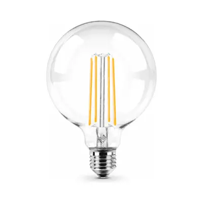 Lampara LED Dimerizable Globo G125 Filamento 8w Frio Macroled