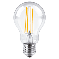 BULBO A60 FILAMENTO MACROLED 6W E27 AC180-265V CALIDO 2700K