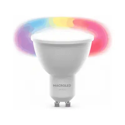 Lampara Dicro Led RGB+Blanco Smart 5w Macroled SDL-MR16-5W-RGB