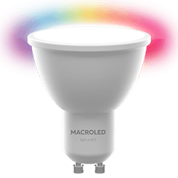 Lampara Dicro Led RGB+Blanco Smart 5w Macroled SDL-MR16-5W-RGB