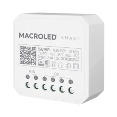 Modulo Smart Switch Wifi 5A por Canal Macroled
