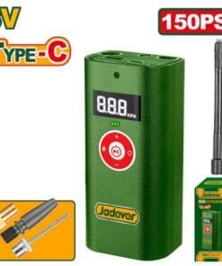 Jadever Compresor De Aire Para Automóvil Con Bateria Li-Ion - Voltaje: 8V - Máx. Presión: 150Psi / 10 Bar /