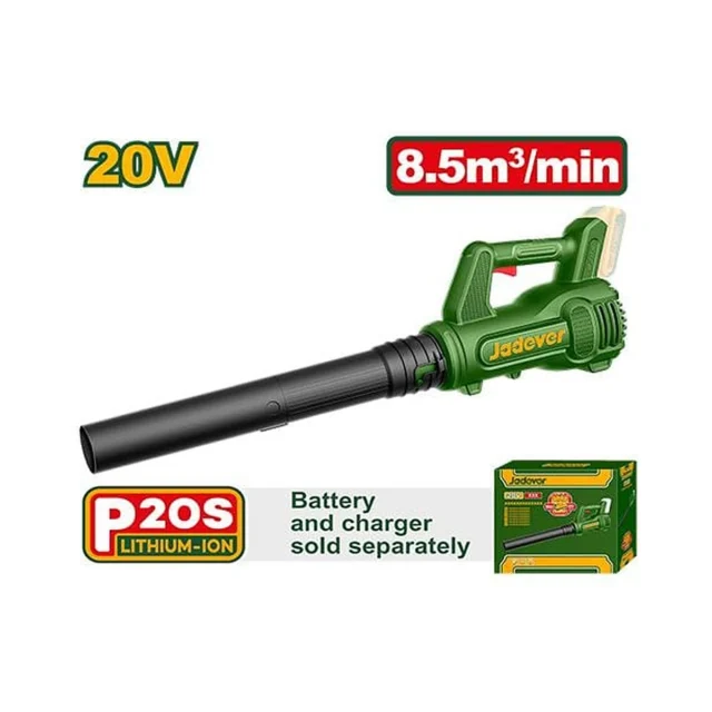 Jadever Soplador Inalámbrico 15000 Rpm - Voltaje: 20V - Volumen De Aire Medio: 8,5M3/Min - Máx. Velocidad De