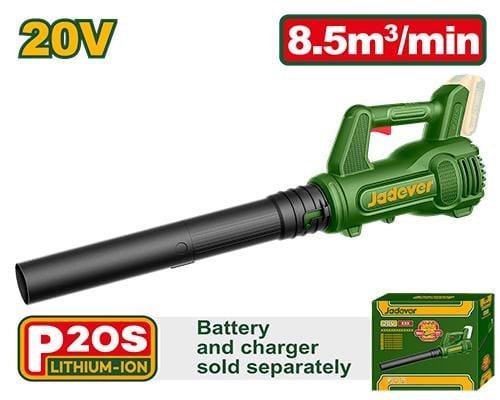 Jadever Soplador Inalámbrico 15000 Rpm - Voltaje: 20V - Volumen De Aire Medio: 8,5M3/Min - Máx. Velocidad De