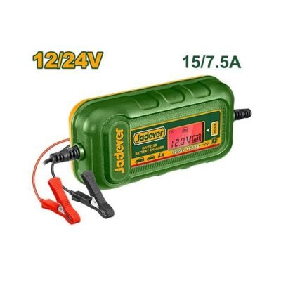 Jadever CARGADOR DE BATERÍAS - VOLTAJE DE ENTRADA: 220-240V 50/60HZ - VOLTAJE DE CARGA: 12/24V - CORRIENTE N