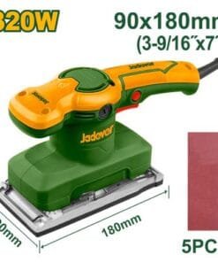 Jadever LIJADORA ORBITAL, 220-240V~50/60Hz, POTENCIA 320W, INCLUYE 5 PIEZAS DE PAPEL LIJA
