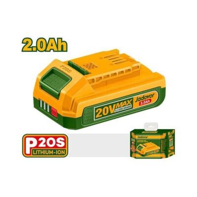 Jadever Baterías De Li-Ion 2,0 Ah - Voltaje: 20V - Indicador Led De Energía De La Batería