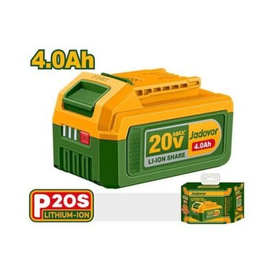 Jadever Baterías De Li-Ion 4,0 Ah - Voltaje: 20V - Indicador Led De Energía De La Batería