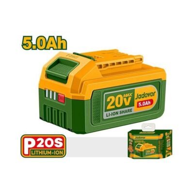 Jadever Baterías De Li-Ion 5,0 Ah - Voltaje: 20V - Indicador Led De Energía De La Batería