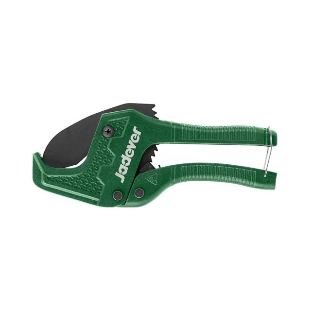 Jadever Cortatubos De PVC - Corte Único - Longitud: 203mm - Recubierto De Teflón - Diámetro De Corte: 3 - 42