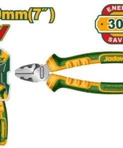 Jadever Alicate De Corte Diagonal De Alto Torque: 180mm(7'') Función De Desbarbado Mango Bicolor Ergonómico(