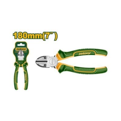 Jadever Alicate De Corte Diagonal: 180mm(7'') Mango Bicolor Ergonómico(6)*