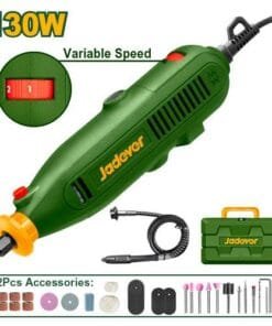 Jadever MINI TORNO 130W - VOLTAJE: 220-240VCA 50/60HZ - VELOCIDAD SIN CARGA: 8000 - 35000RPM - TAMAÑO DE LA