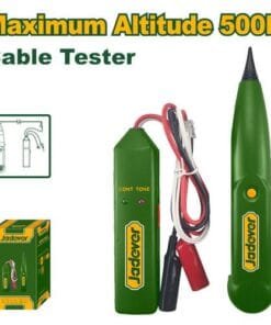 Jadever Rastreador De Cables: Incluye 1 Transmisor Y 1 Receptor - Altitud Máxima De Recepción: 500M - Profun