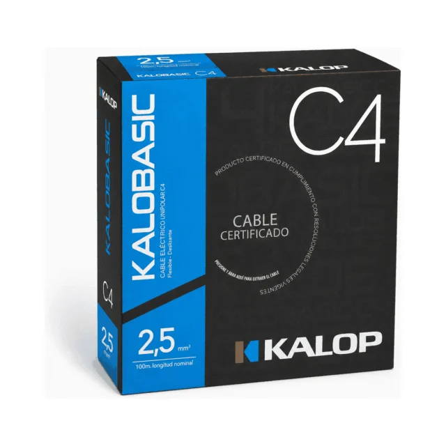Cable unipolar 2.5 mm Kalop C4