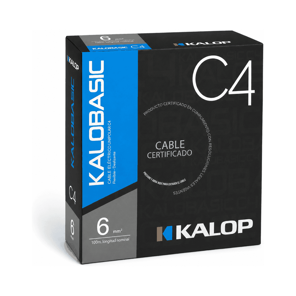 Cable unipolar 6 mm Kalop C4