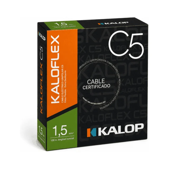 Cable unipolar 1.5 mm Kalop Kaloflex C5