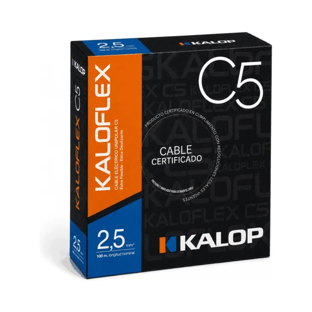 Cable unipolar 2.5 mm Kalop Kaloflex C5