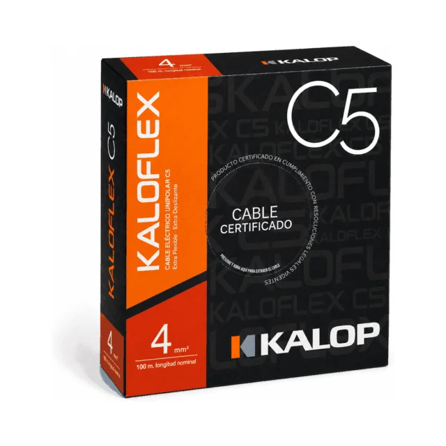 Cable unipolar 4 mm Kalop Kaloflex C5