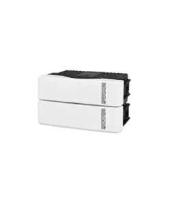 Doble Interruptor Unipolar Blanco Kalop