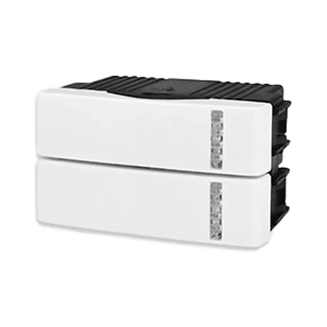 Doble Interruptor Unipolar Blanco Kalop